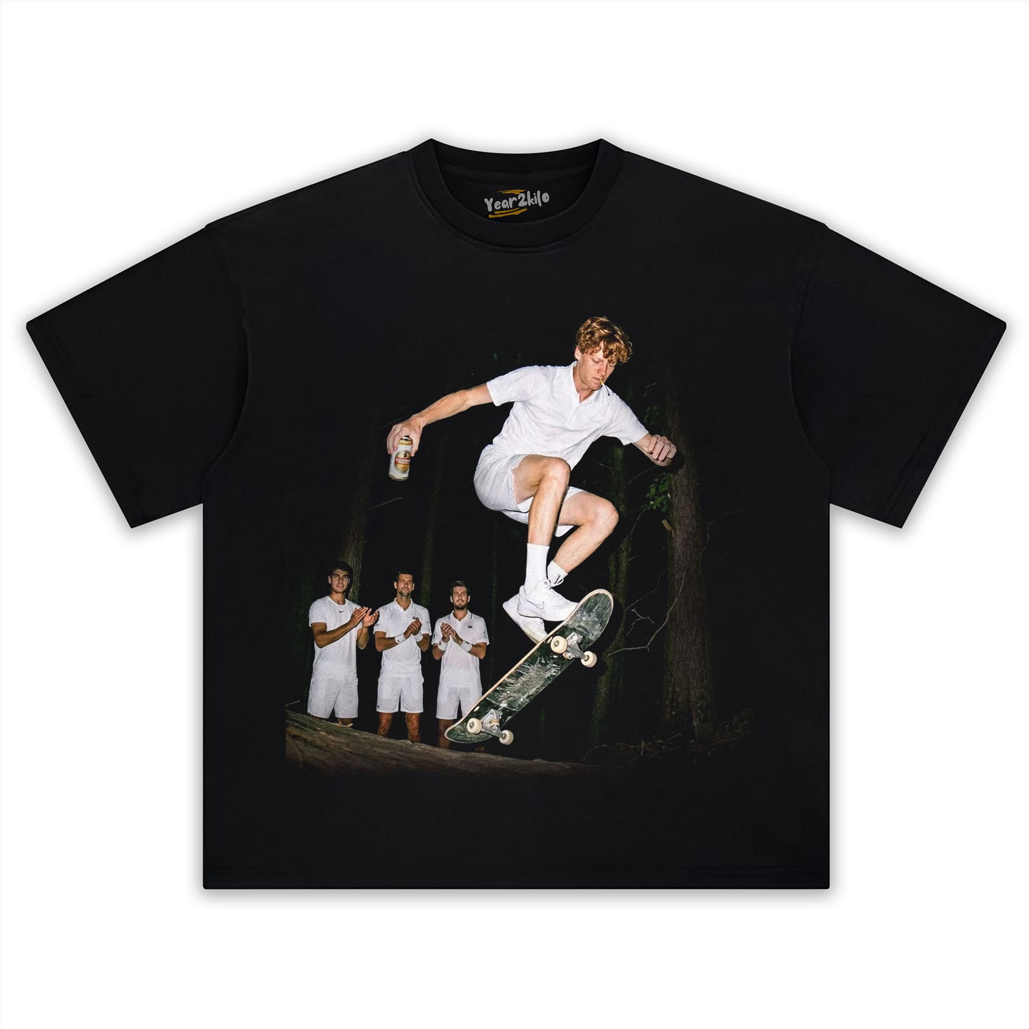 WIMBLEDON 2026 MEN'S SINGLES ITALY JANNIK SINNER FUNNY V1 TANK TOP & TEE & LONG SLEEVE & LAYERED LS & HOODIE