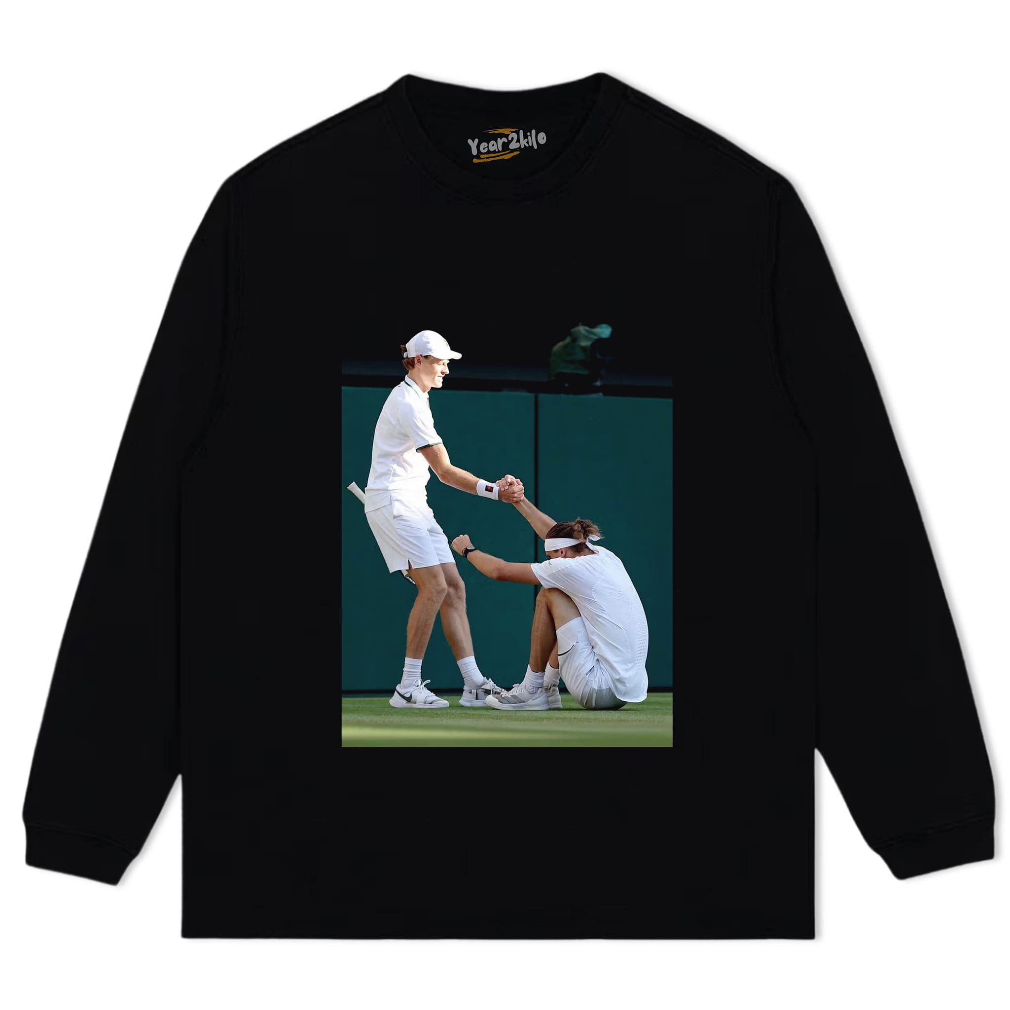 WIMBLEDON 2026 MEN'S SINGLES JANNIK SINNER & ALEXANDER ZVEREV TENNIS TANK TOP & TEE & LONG SLEEVE & LAYERED LS & HOODIE
