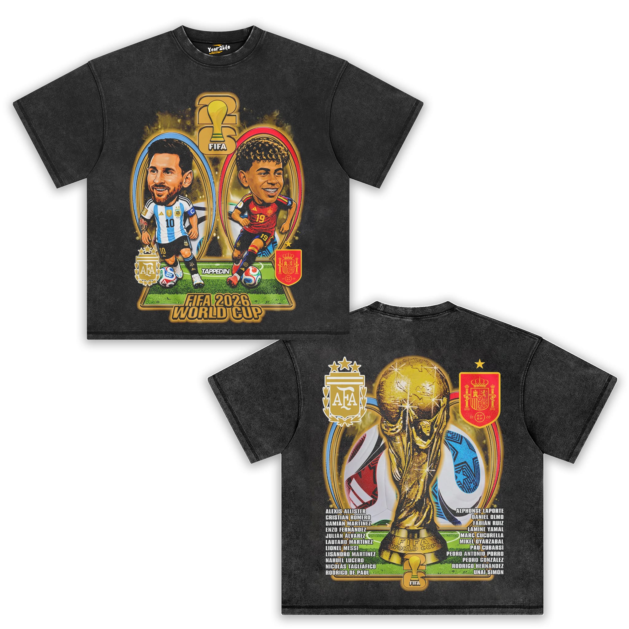 WORLD CUP FINALS BIG HEAD TANK TOP & TEE & LONG SLEEVE & LAYERED LS & HOODIE