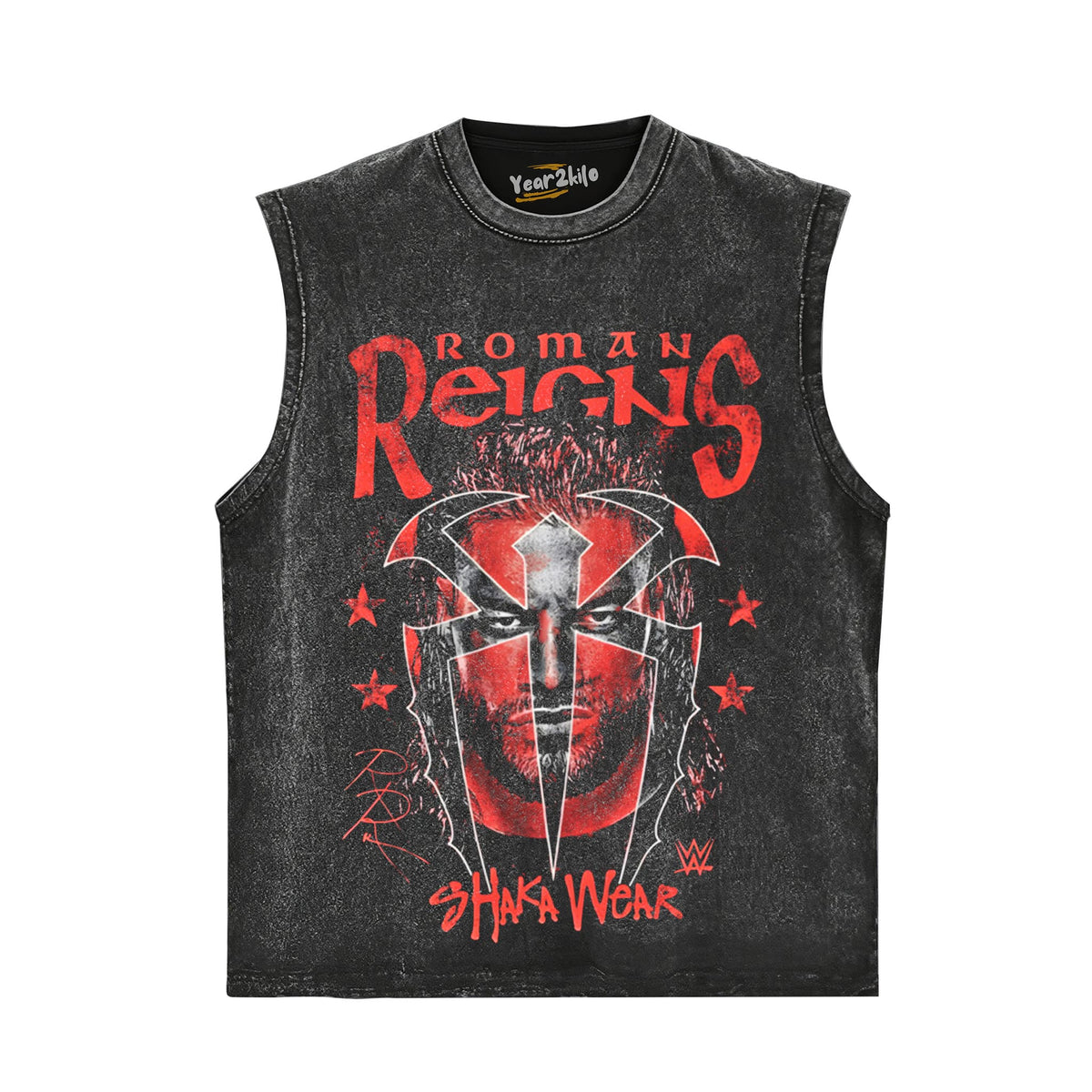 WWE X SHAKA WEAR ROMAN REIGNS TANK TOP & TEE & LONG SLEEVE & LAYERED LS & HOODIE