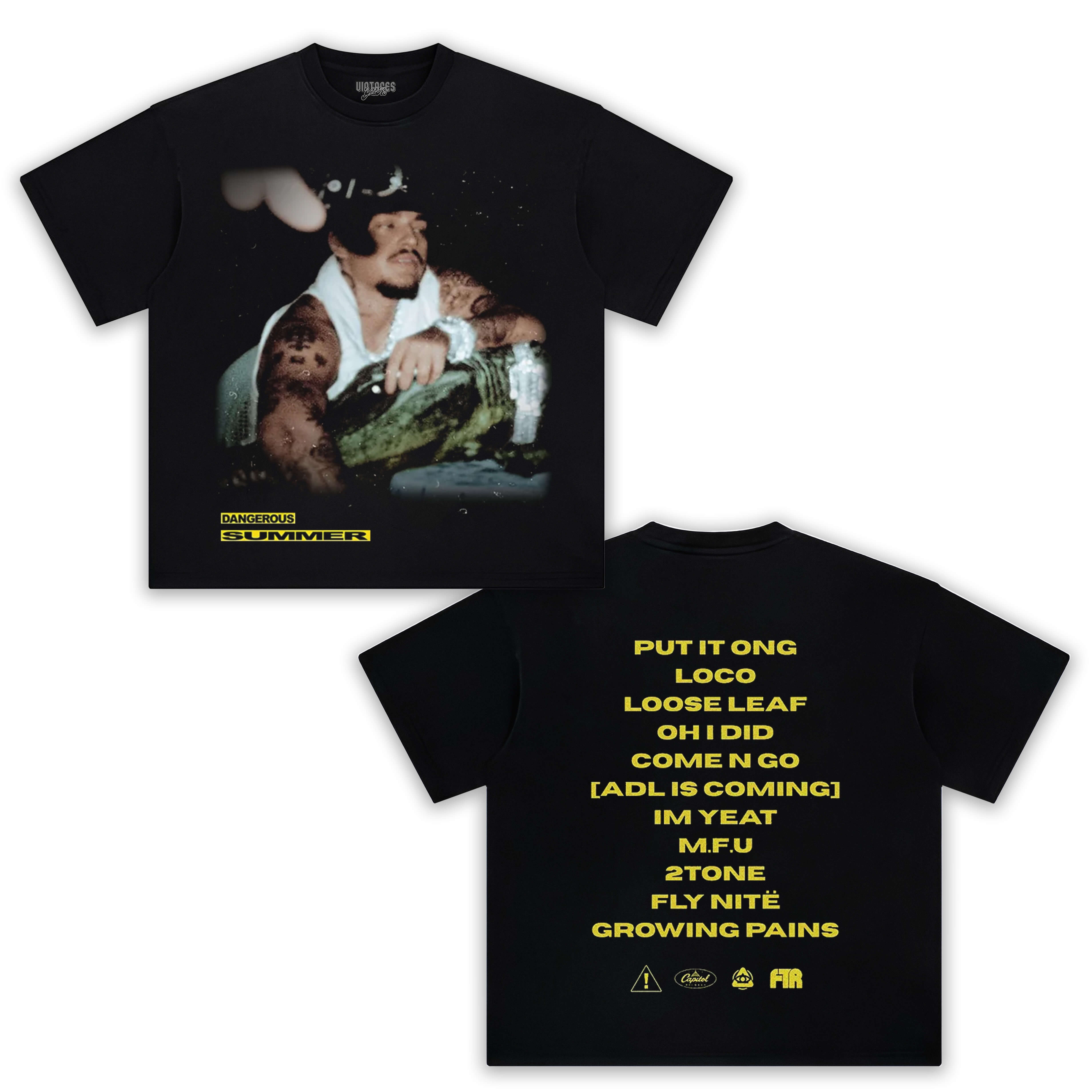YEAT & DANGEROUS SUMMER 2025 V2 TEE