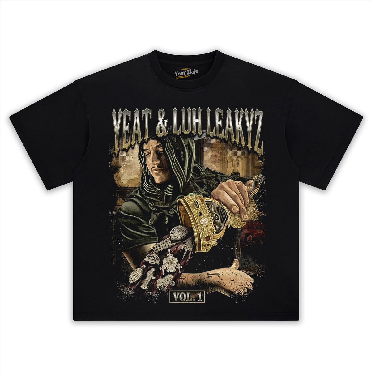 YEAT & LUH LEAKYZ VOL.1 TANK TOP & TEE & LONG SLEEVE & LAYERED LS & HOODIE