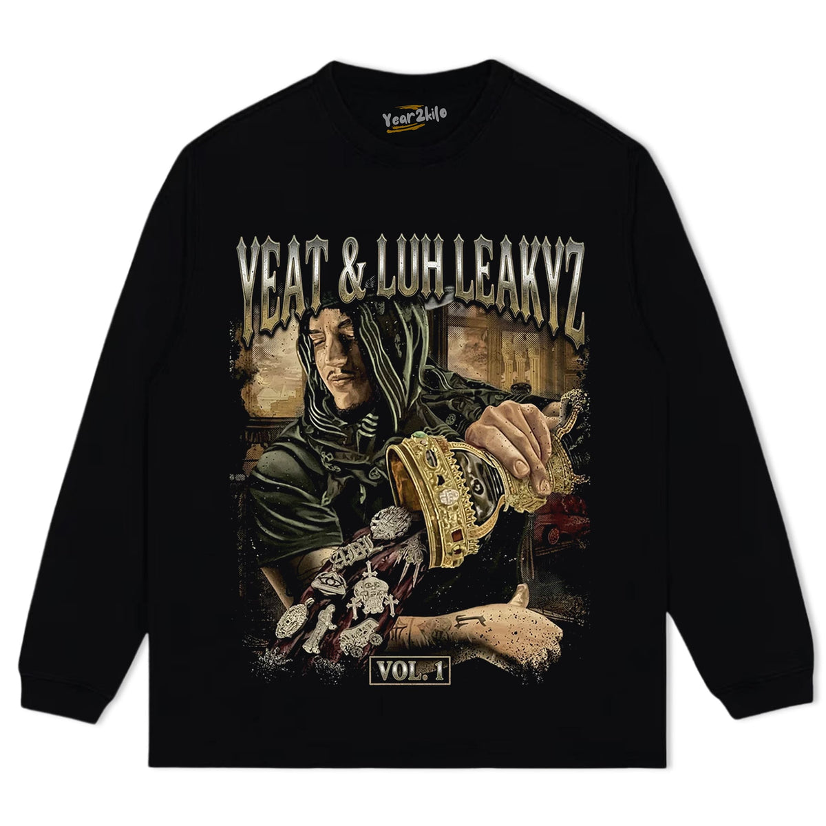 YEAT & LUH LEAKYZ VOL.1 TANK TOP & TEE & LONG SLEEVE & LAYERED LS & HOODIE