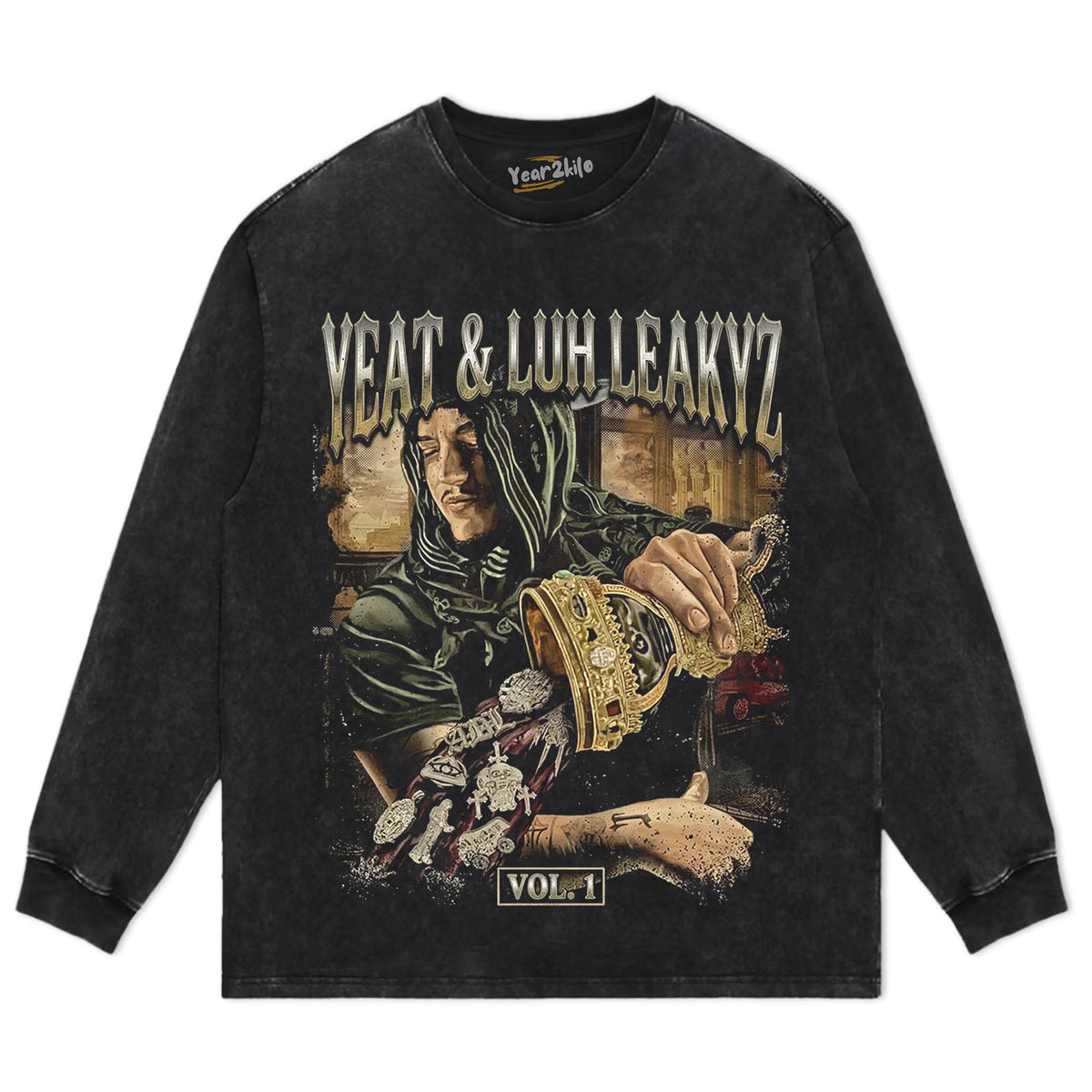 YEAT & LUH LEAKYZ VOL.1 TANK TOP & TEE & LONG SLEEVE & LAYERED LS & HOODIE