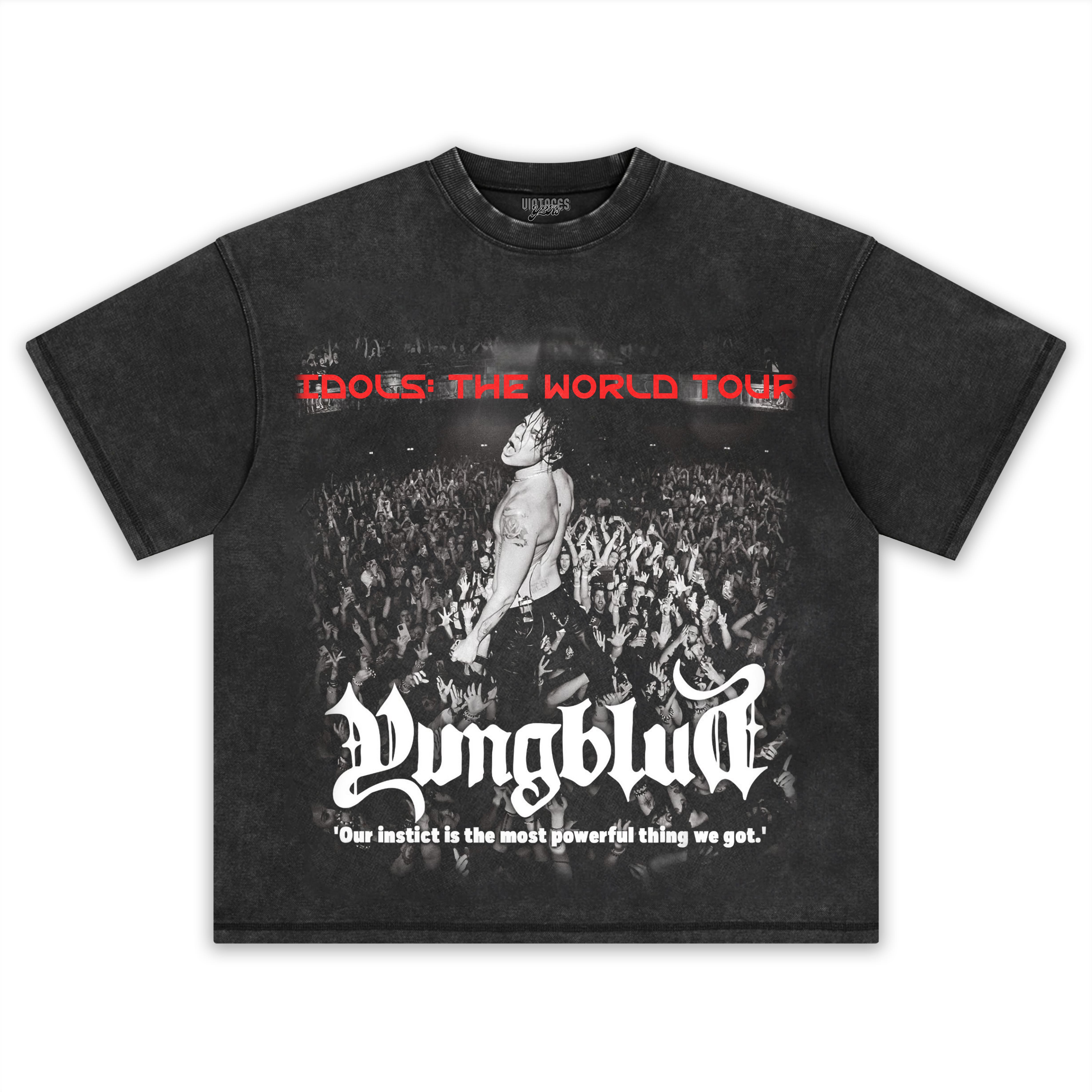 YUNGBLUD & IDOLS THE WORLD TOUR SOUVENIR TEE & LS & HOODIE